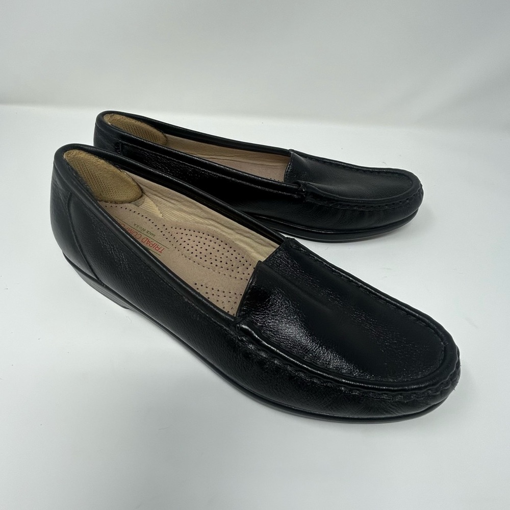 SAS Women Simplify Moccasin Loafer Leather Slip-On Round Toe Comfort Narrow 8 N - Picture 2 of 12